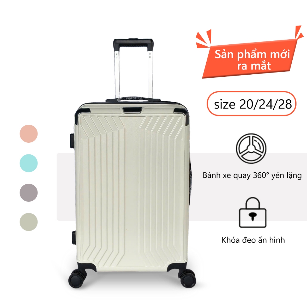 vali nội trú,vali mật khẩu, vali im lặng,vali bánh xe đa năng,vali du lịch,Khoang vali cực rộng 2387