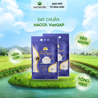 [Combo 2 Túi] Gạo ST25 Trạng Nguyên Vinh Hiển Túi 5KG– Dẻo mềm, thơm tự nhiên - Gạo nấu cho bé, gạo cho bé ăn dặm