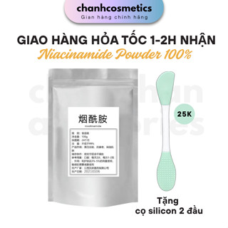 (tặng cọ) Bột Niacinamide và Vitamin C hàng nội địa dưỡng da, làm sáng da