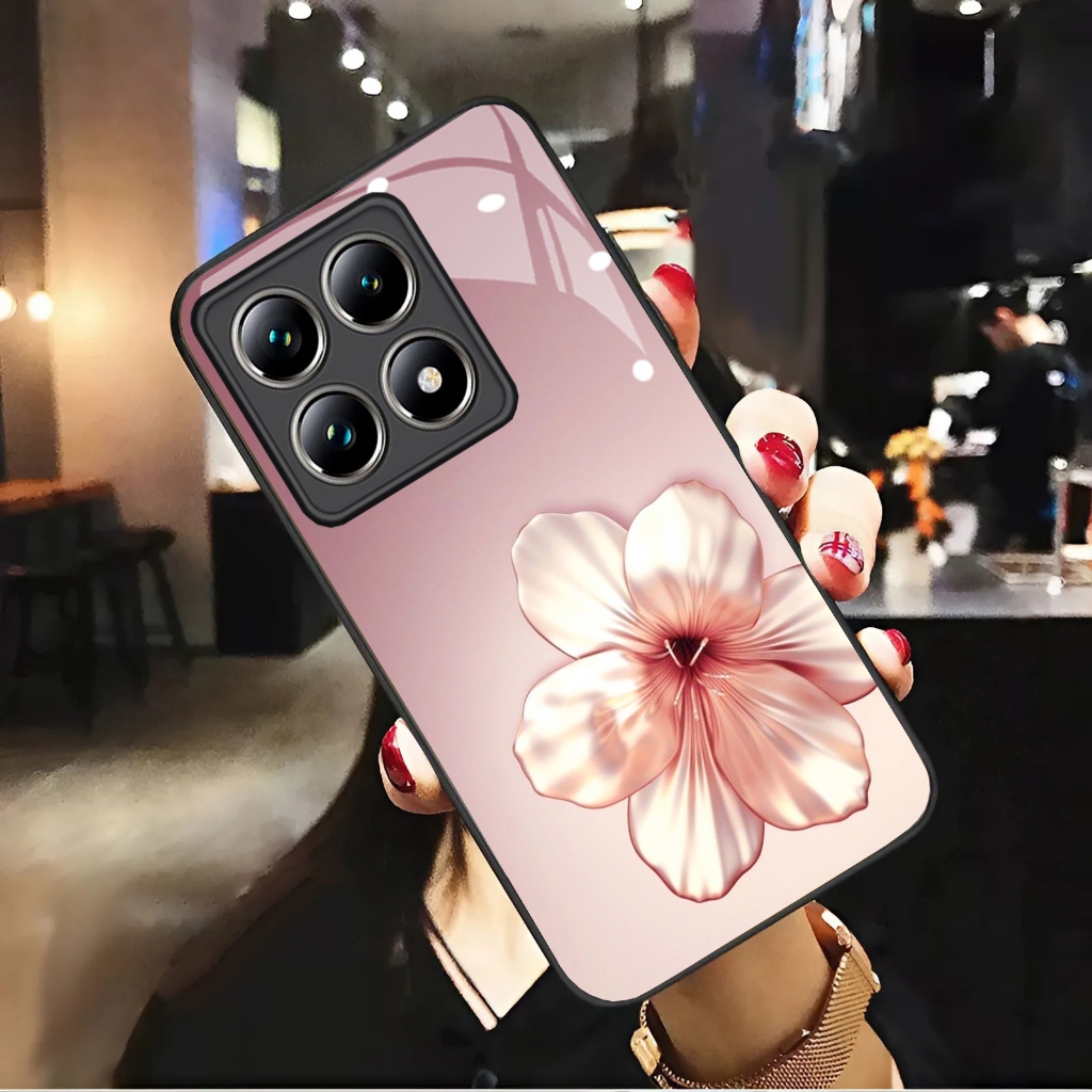 Ốp Lưng cho XIAOMI 14T, 14T PRO Mặt lưng cường Lực Họa Tiết