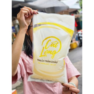 Thạch 3q CÁT LONG gói 2kg - thạch trân châu trắng cực giòn, hàng mới