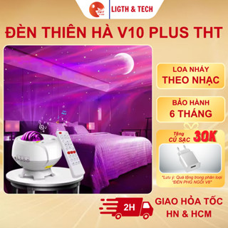 Đèn thiên hà v10 Plus THT loa bluetooth Đèn chiếu sao chiếu trần nhà tạo lãng mạn sự kiện hội họp phòng baz vũ trường