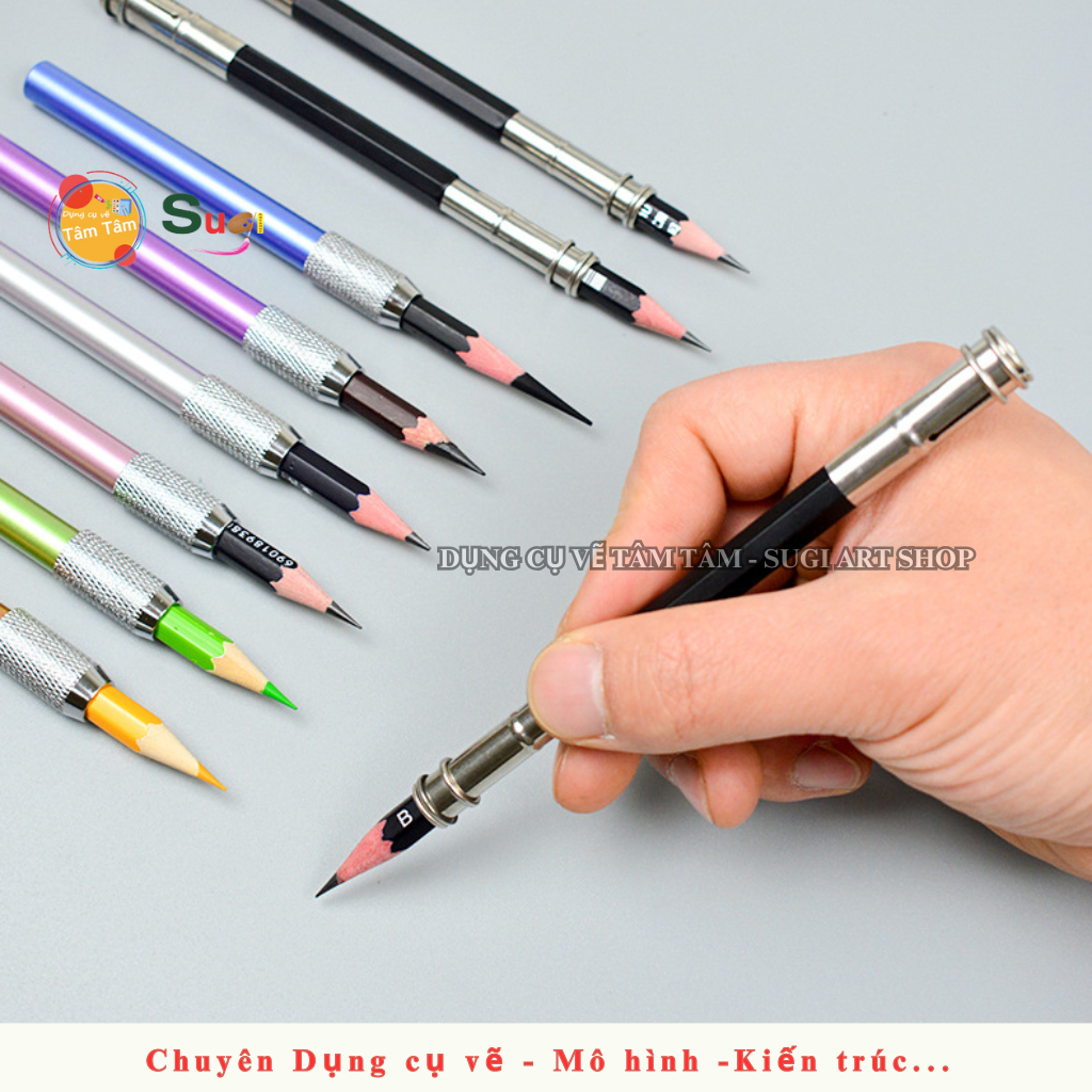 Cây nối dài Bút Chì 2 đầu , Dụng Cụ Nối Dài Bút chì [ Tâm tâm ]