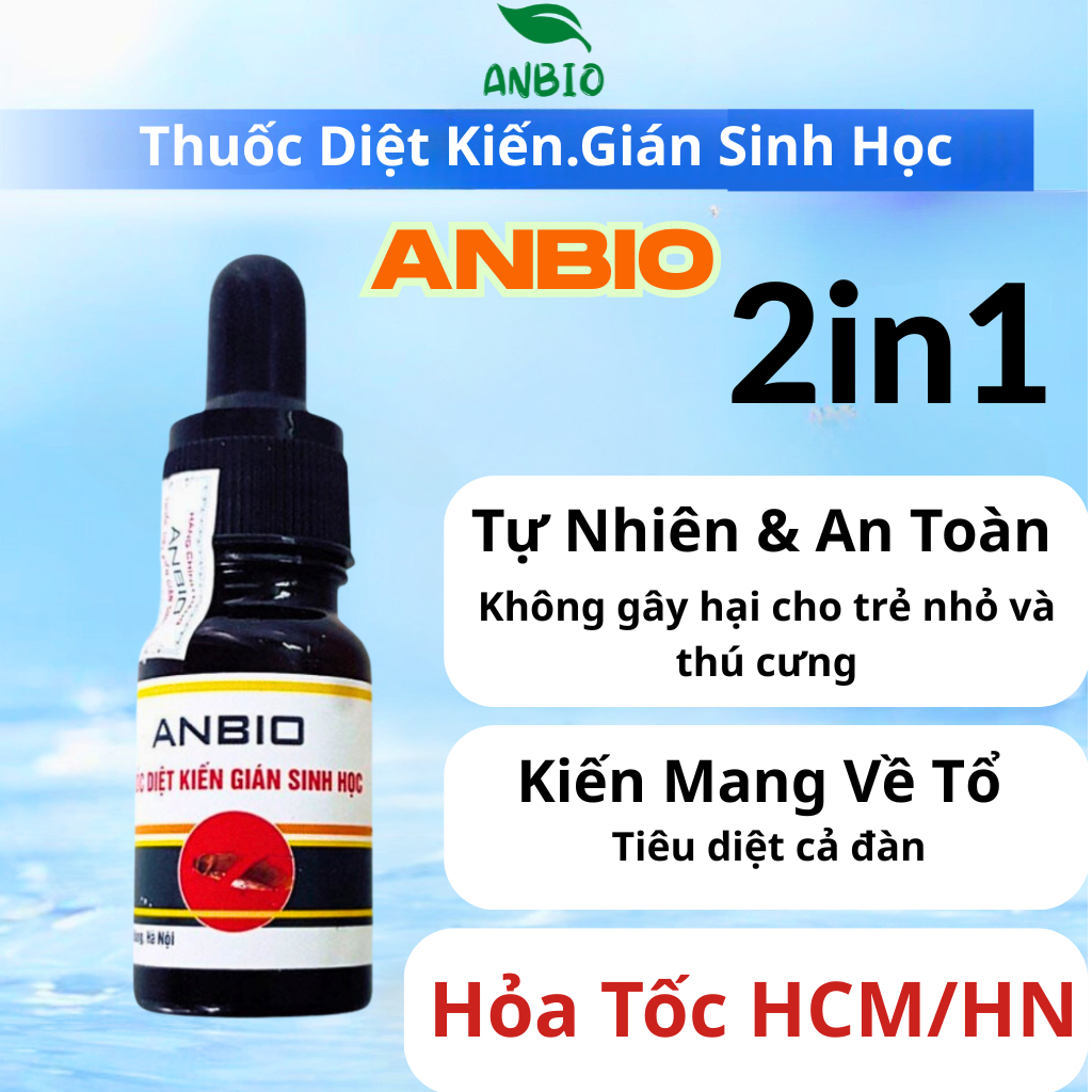 Thuốc Diệt Kiến - Diệt Gián Sinh Học ANBIO Hiệu Quả 100%