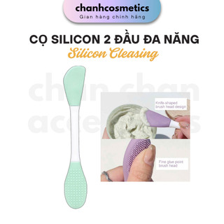 (CỌ 2 ĐẦU) CỌ Silicon RỬA MẶT 1 đầu quét mặt nạ 1 đầu rửa mặt đa năng