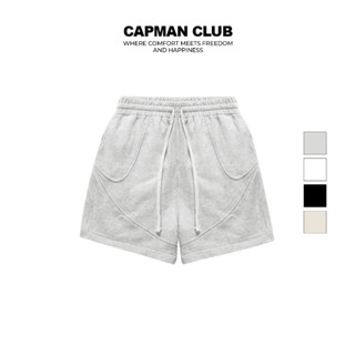 Quần short nam phom rộng MIST vải nỉ chân cua CAPMAN CLUB, quần đùi nam trên gối trẻ trung thoải mái