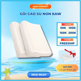 Gối Cao Su Non KAW Chống Đau Mỏi Vai Gáy, Chống Ngáy Nâng Cấp Chất Lượng Giấc Ngủ