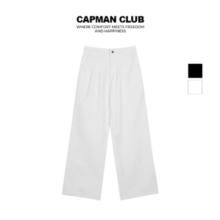 Quần jeans dài nam REVAL ống rộng xếp ly CAPMAN CLUB, thoải mái đi học - đi làm - đi chơi
