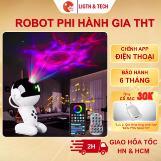 Đèn Phi Hành Gia thế hệ mới 2024 chiếu thiên hà siêu đặc biệt, vũ trụ và sao dành cho Decor, Tạo không gian lãng mạn