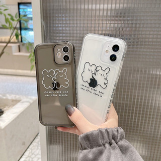 🌸 𝐂𝐨́ 𝐬𝐚̆̃𝐧 𝐜𝐡𝐨 𝐢𝐏𝐡𝐨𝐧𝐞 𝟏𝟑🌸 Ốp iphone cạnh vuông thỏ trong