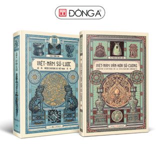 Sách - Combo 2 cuốn: Việt Nam sử lược + Việt Nam văn hoá sử cương - Bìa cứng - Đông A