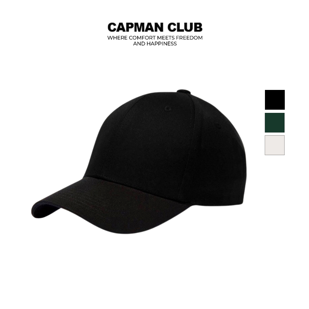 Mũ lưỡi trai trơn nam nữ CAPMAN CLUB, nón kết basic unisex CM99 đơn giản, cá tính