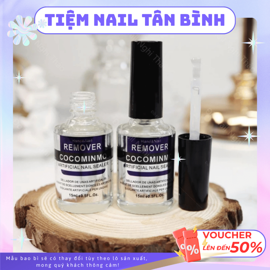 Phá Gel CoCo Lạnh - Dung Dịch  REMOVER Phá Sơn gel TÂN BÌNH NAIL