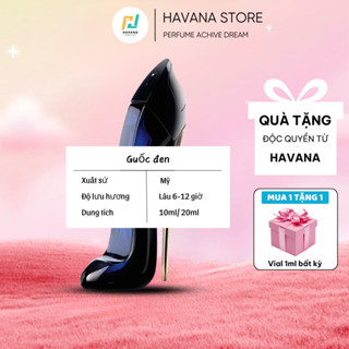 Nước hoa nữ guốc đen Carolina Herrera edp 10ml – Ngọt ngào, nhẹ nhàng quyến rũ đầy sức hút