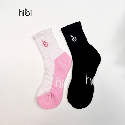 Tất thể thao Hibi Sports A021 Kiểu cổ vừa có bo chun bàn chân