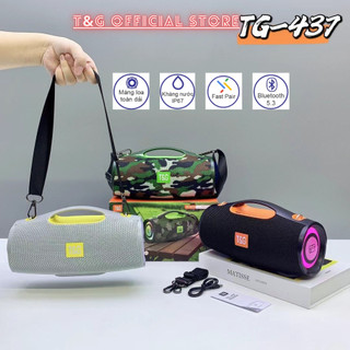  Loa Bluetooth T&G 437 Chính Hãng Công Suất Lớn 30W Thiết Kế Khoẻ Khoắn Có Dây Đeo Và Tay Cầm Pin Siêu Khoẻ 