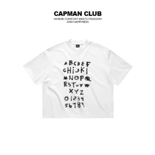 [9/9 SALE 50%] Áo thun nam form Boxy màu trắng DARA dáng ngắn CAPMAN CLUB, áo boxy tee trẻ trung