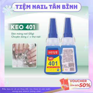  Keo 401 Dán Móng - Đính Đá Siêu Chắc Keo Gắn Phụ Kiện Làm Móng TÂN BÌNH NAIL 