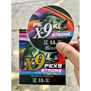 dây PE câu lure X9 SiHui chính hãng , siêu mượt, siêu bền, lực tải cực cao , Non Fade Không phai màu sau thời gian dài s