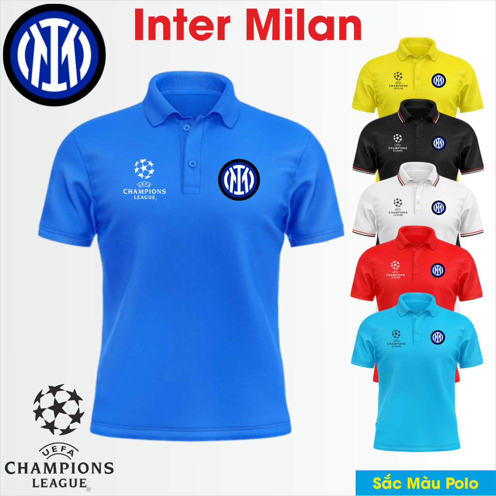 Áo CLB Inter Milan cấu sấu - Áo polo Sắc Màu Polo