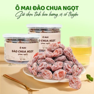 Đào chua ngọt 1kg, ô mai xí muội đào chua ngọt không hạt, ăn vặt, pha đồ uống thơm ngon