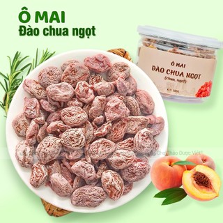 Đào chua ngọt 1kg, ô mai xí muội đào chua ngọt không hạt, ăn vặt, pha đồ uống thơm ngon