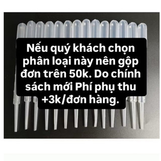Ống hút pipet 3ml - 5ml - 10ml ]