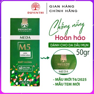 Kem Chống Nắng Meda M5 Khiết Hương Duyên Thị Bách Y Sâm - Dành Cho Da Dầu Mụn 50ML