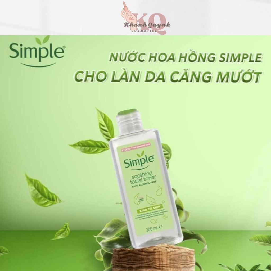 Nước Hoa Hồng Simple Soothing Facial Toner Simple 200ml