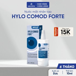  Nước mắt nhân tạo Hylo Comod Forte dung dịch nhỏ mắt 10ml dưỡng ẩm giảm khô mỏi mắt Lens Optic 