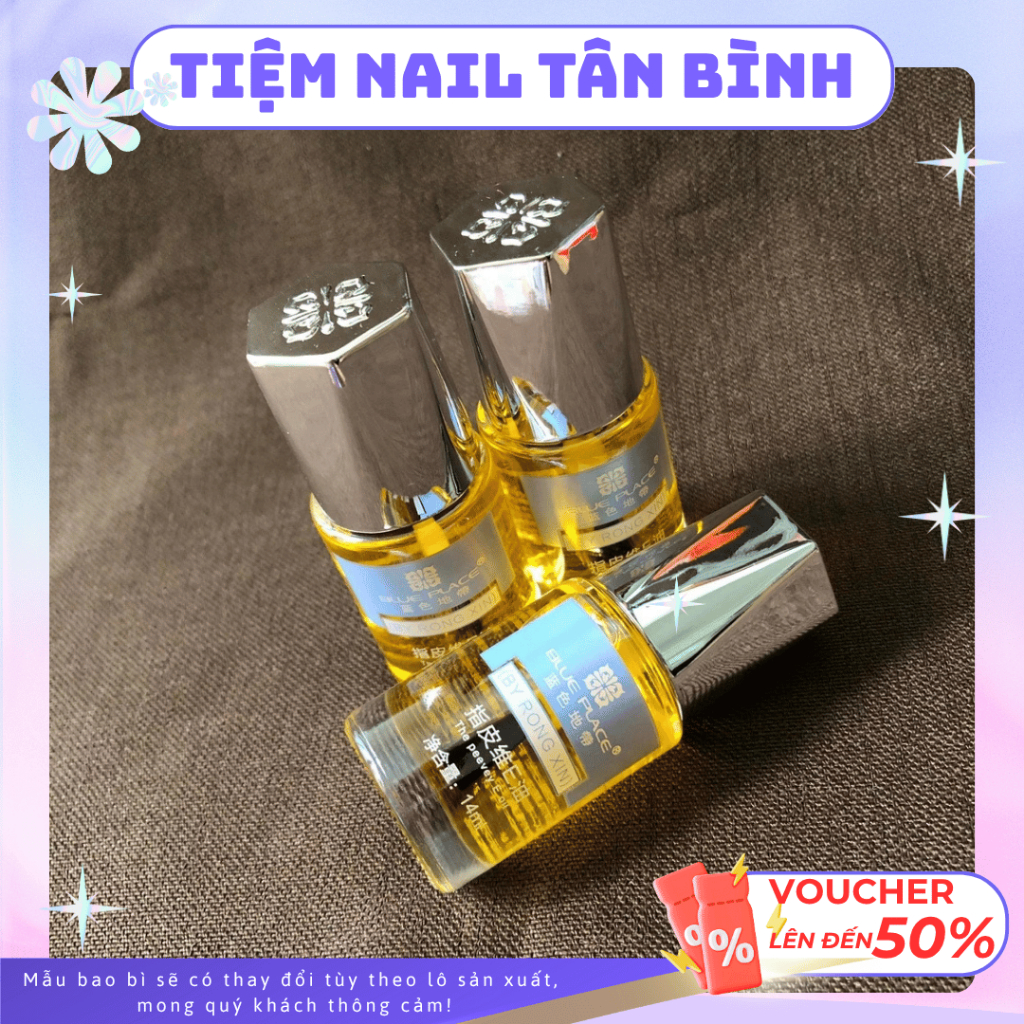 Dầu Tháo Móng Úp, Móng Bột Không Hại Móng Chai 14ml- TÂN BÌNH NAIL