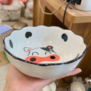 🐄Set bát đĩa sứ bò sữa tách lẻ món🐄