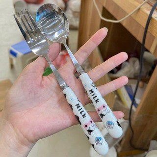 🐄Set bát đĩa sứ bò sữa tách lẻ món🐄