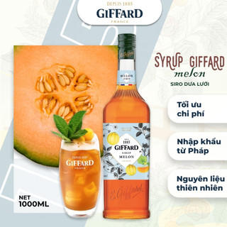 Siro hương vị Dưa lưới - Giffard Melon Syrup 1000ml