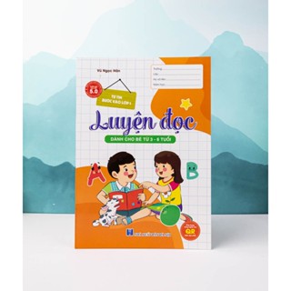 Sách - Luyện Đọc - Dành cho bé từ 3-6 tuổi (Ứng dụng QR code 5.0 hiện đại nhất)