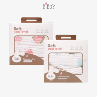 Khăn Tắm Xô Muslin Cho Bé 6 Lớp Bibo's Chất Liệu Cao Cấp Thấm Hút Tốt Họa Tiết Dễ Thương 110x110cm
