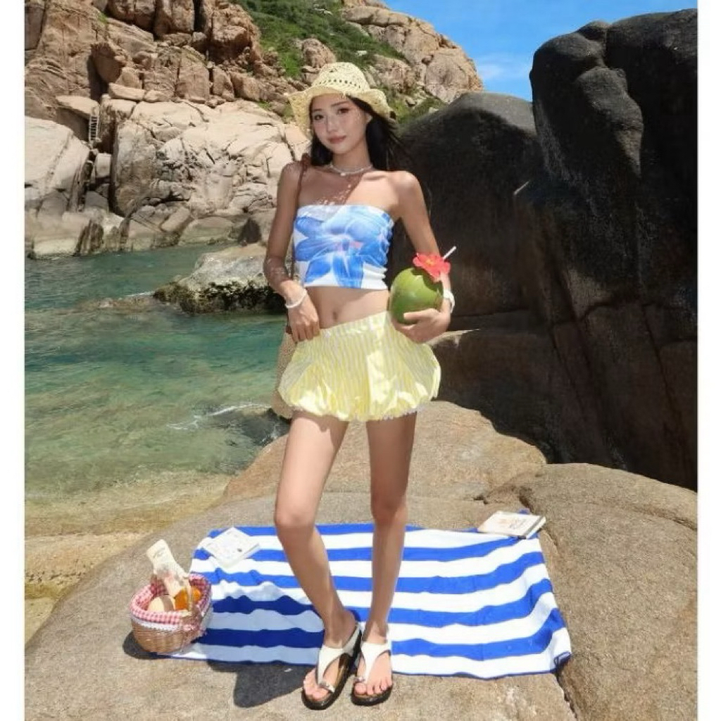 Quần Váy Short Bí Cạp Trễ Lưng Chun Hot Trend Nhiều Màu, Quần Ngắn Nữ | BigBuy360 - bigbuy360.vn