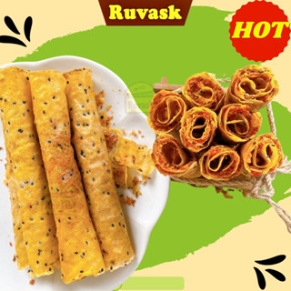 Bánh Tráng Mắm Ruốc Anh Bảy Mập Giòn Tan - Bánh Tráng Nướng Mắm Ruốc Chà Bông Tép Hành Phi Thơm Ngon - Bánh Tráng Ruvask