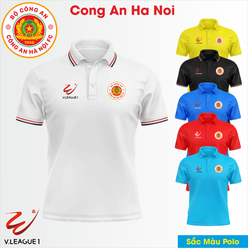 Áo thun Polo CLB CONG AN HA NOI  - Áo polo Sắc Màu Polo