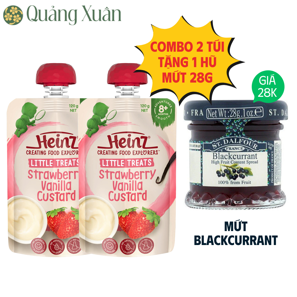[HSD: 05/2026] Túi ăn dặm HEINZ 120g [váng sữa Heinz]
