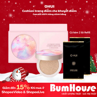 Set Phấn Nước Ohui Ultimate Cover Cushion Moisture SPF50+/PA+++ 15g có kèm lõi 15gx2