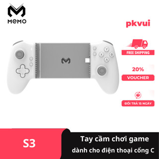 Tay cầm chơi game bluetooth không dây Memo S3 dành cho điện thoại và máy tính bảng