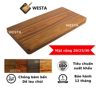  Kệ gỗ gắn tường bằng vít âm Kệ gỗ thông nguyên tấm Kệ sách WESTA Kệ âm tường decor phòng màu nâu Hạt dẻ 