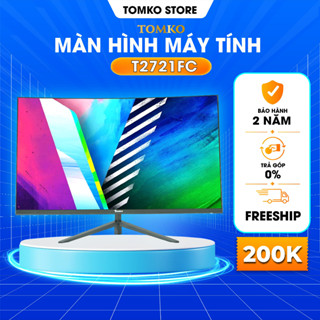 Màn hình máy tính cong Tomko 27 inch,Tomko T2721FC 27" FHD VA 75Hz 5ms, hàng chính hãng, bảo hành 24 tháng- màn cong