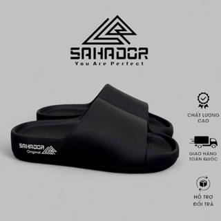 Dép bánh mì quai ngang SAHADOR đúc nguyên khối Couple nam nữ, chống trượt đế êm Hot trend DC04