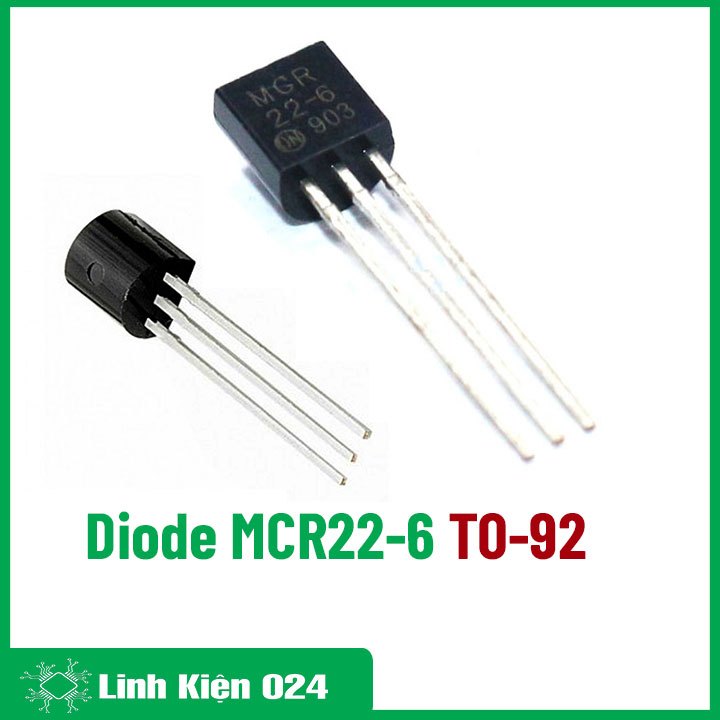 Combo 5 Diode MCR22-6 THYRISTOR 400V/1.5A TO-92
