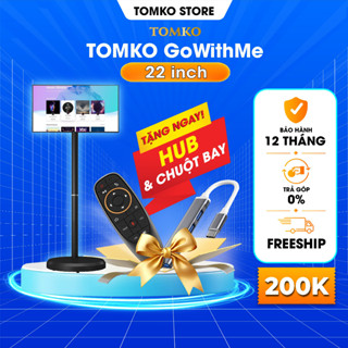TOMKO GOWITHME, Màn hình di động thông minh TOMKO 22 inch, dùng hát karaoke, làm quà tặng, thiết bị livestream, yoga