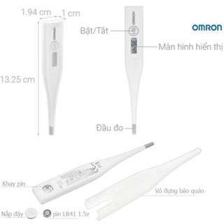 Nhiệt kế điện tử kẹp nách Omron MC-246