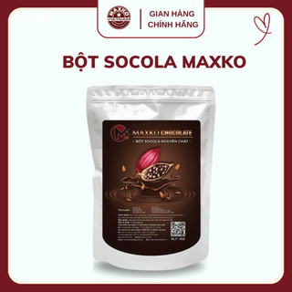 Bột Sô cô la Nguyên Chất túi 1kg thương hiệu Maxko
