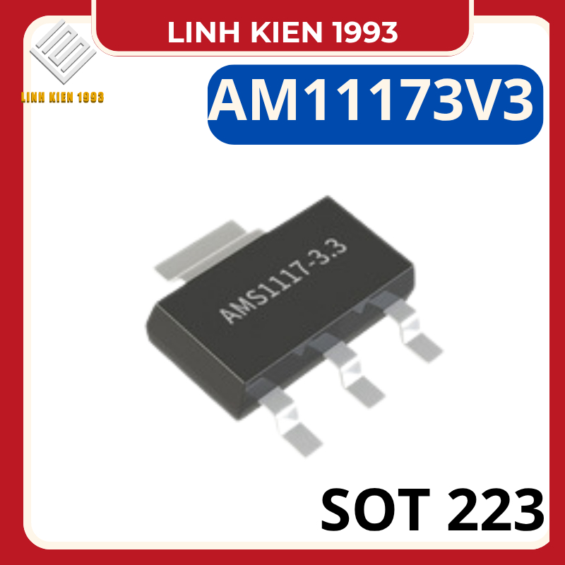 [ COMBO 2 CON ] IC nguồn ổn áp AM1117 3V3 SMD chính hãng